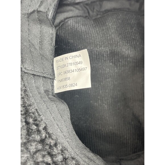 Limited Too Winter Bucket Hat Girls Black One Size NEW - Picture 6 of 6